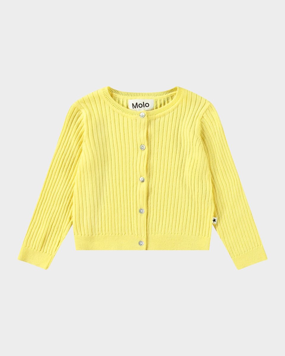 Girl's Gabby Ribbed Cardigan, Size 6M-
